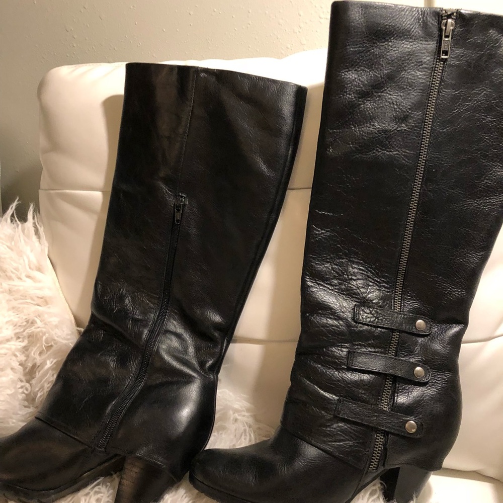 black boots